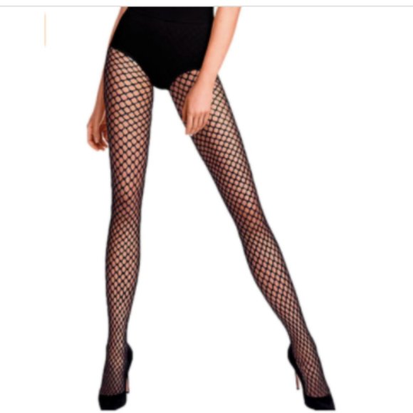 NIB Wolford Tina Summer Fishnet Tights M (12-14) - Picture 1 of 9